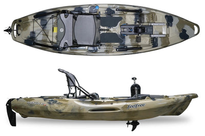 Feelfree Moken 10 PDL in Desert Camo - Pedal Fishing Kayak