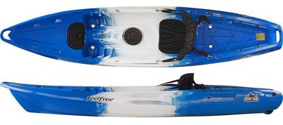 Feelfree Juntos Sit On Top Kayak for Adult and Child or pet in Blue / White / Blue