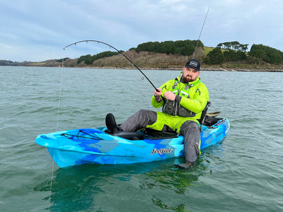 Fishing on the stable Moken 10 V2 fishing kayak