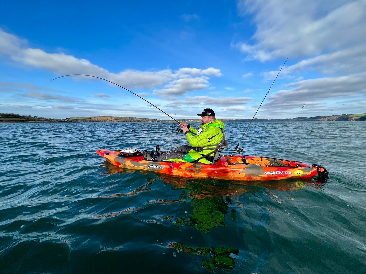 Fishing from the Feelfree Moken 12.5 V2 in Cornwall