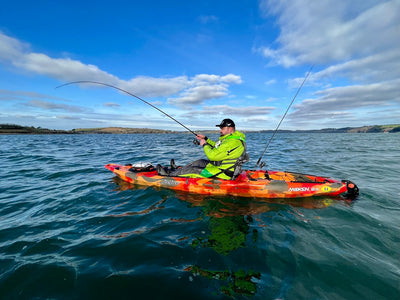 Fishing from the Feelfree Moken 12.5 V2 in Cornwall