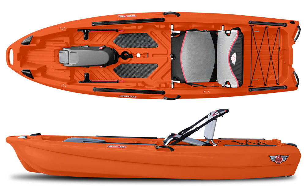 Jonny Boats Bass 100 in Orange